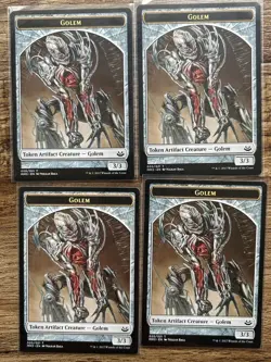 4x Golem Token - Modern Master III - Magic The Gathering MTG - Image 1