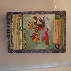 Digimon Digi Battle Series 3 Halsemon Card BO-123 Holo Foil Bandai 2000 - Image 2