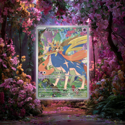 Zacian 100/094 Illustration Rare | Pokemon Card NM - Image 1