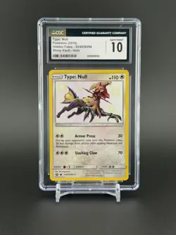POKEMON CARD TYPE: NULL HOLO 45 HIDDEN FATES #SV45 GRADED CGC 10 GEM MINT SV45 - Image 1