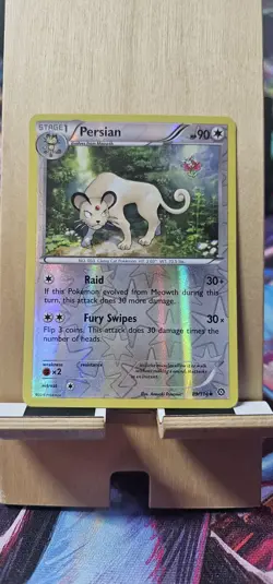 🇨🇦 Persian 89/114 Reverse Holo Card XY - Steam Siege Pokemon TCG NM/LP - Image 1