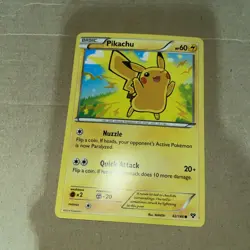 Pokemon Pikachu TCG Cosmos Holo Card 42/146 2014 Movie Promo - Image 1