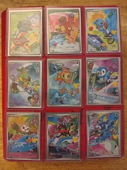 Pokemon 2026 First Partner Illustration Collection Series 1 Promo Set 9 Cards - Image 1
