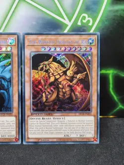 Yugioh Egyptian God Cards Speed Duel Slifer Obelisk Ra SBCB Secret Rare Set NM - Image 4