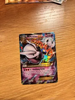pokemon card lot, M Mewtwo-EX 63/162, Mewtwo & Mew GX 71/236, Holo, Tag Team - Image 2