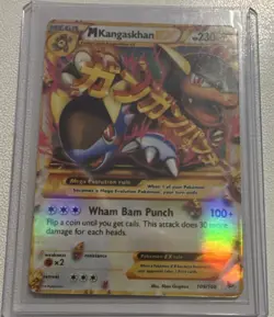 Pokemon M Kangaskhan EX Flashfire Secret Rare Mega Holo Card 109/106 HP230 - Image 1