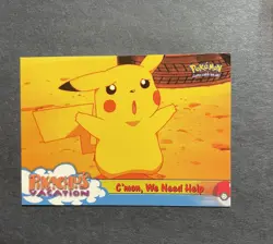 Mint Pokemon Card - C'mon, We Need Help 53 - Pikachu's Vacation - Topps - Image 1