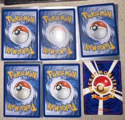 Pokemon TCG 6 Card Lot Chansey Popplio Skiddo Squirtle Eevee English - Image 3