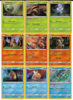 Pokemon Detective Pikachu 18 Card Complete Set Including Charizard & Mewtwo NM - Image 1