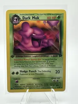 Pokemon Dark Muk #41/82 1st Edition Non-Holo Card - Image 1