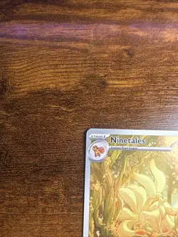 Pokemon TCG Ninetales Obsidian Flames Holo Card 199/197 LP - Image 2