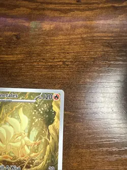 Pokemon TCG Ninetales Obsidian Flames Holo Card 199/197 LP - Image 3