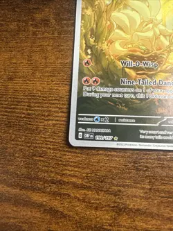Pokemon TCG Ninetales Obsidian Flames Holo Card 199/197 LP - Image 5