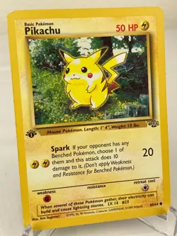 Pikachu 60/64 Jungle Set WOTC Pokemon Card 1st Edition - Lightly Played / MP - Image 2