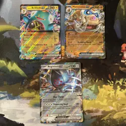 Lot of 3 Pokemon Mega Evolution era double rare cards - Image 1