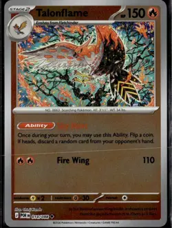 Talonflame 014/088 Me03: Perfect Order Reverse Holo Pokemon Card - Image 1