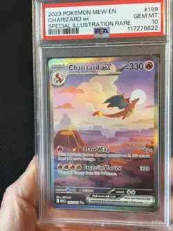 Charizard ex 199/165 Special Illustration Rare Pokemon S&V 151 Gem Mint PSA 10 - Image 4