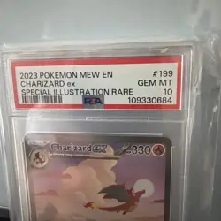 Pokemon Charizard ex 151 MEW EN Special Illustration Rare #199 PSA 10 Gem Mint - Image 2