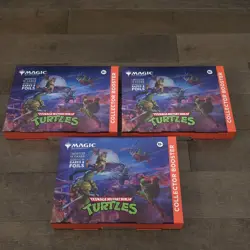 3x MTG Teenage Mutant Ninja Turtles Collector Booster Boxes Magic The Gathering - Image 3