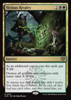 Vicious Rivalry - #241 - Secrets of Strixhaven - NM MTG - Image 1