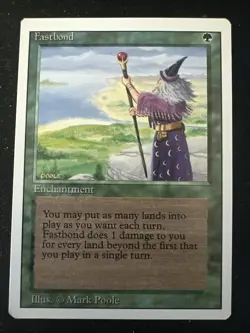 MTG Fastbond Revised Edition Regular - Image 1
