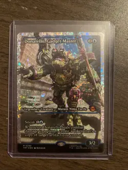 Magic: The Gathering Donatello, Gadget Master showcase fracture foil TMNT M0293 - Image 1