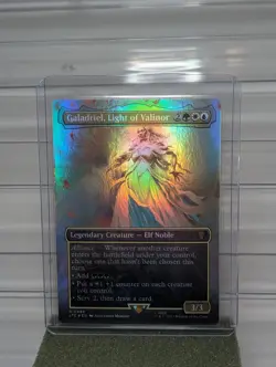 MTG Galadriel, Light of Valinor (Borderless) Foil LTC 498 - Magic The Gathering - Image 1