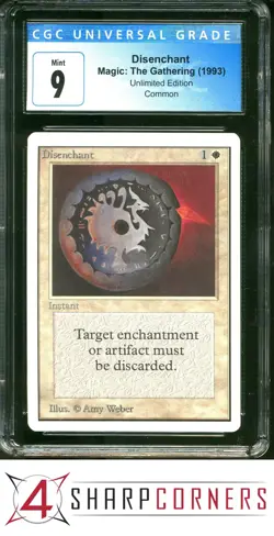 1993 MAGIC THE GATHERING UNLIMITED EDITION DISENCHANT CGC 9 - Image 1