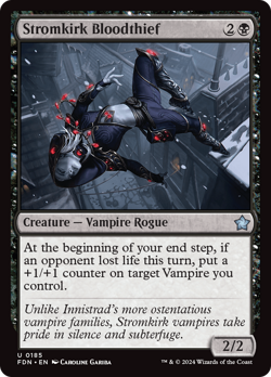 Stromkirk Bloodthief (REGULAR) x1 - MTG Foundations FDN #185 - Image 1