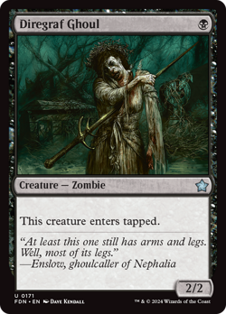 Diregraf Ghoul (REGULAR) x1 - MTG Foundations FDN #171 - Image 1