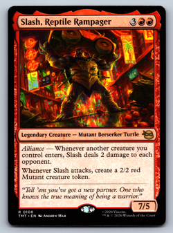 Slash, Reptile Rampager - TMNT Ninja Turtles - MTG - Image 1