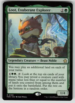 Loot, Exuberant Explorer R Foundations 106 NM - Image 1