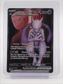 TEAM ROCKET'S MEWTWO EX 2025 POKEMON DESTINED RIVALS ULTRA RARE 213 Q2283 - Image 1