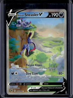 2022 Pokemon SWSH Astral Radiance Hisuian Sneasler V Ultra Rare #175/189 - Image 1