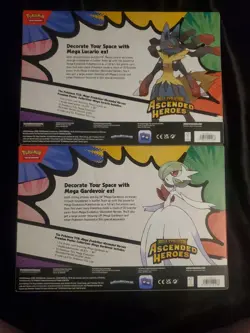 Pokemon TCG Ascended Heroes Premium Poster Collection Lucario And Gardevoir - Image 2