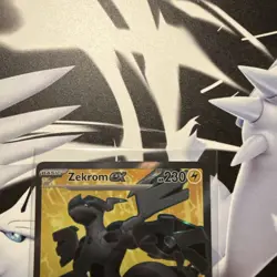 Zekrom ex 158/086 - Pokemon TCG Black Bolt - Full Art Ultra Rare - NM - Image 2