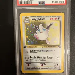 1999 POKEMON JUNGLE 1ST ED #16 WIGGLYTUFF-HOLO PSA 7 #16 - Image 2