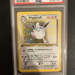 1999 POKEMON JUNGLE 1ST ED #16 WIGGLYTUFF-HOLO PSA 7 #16 - Image 4