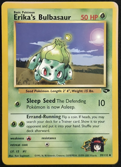 Erika's Bulbasaur 39/132 Pokemon Gym Challenge MP - Image 1