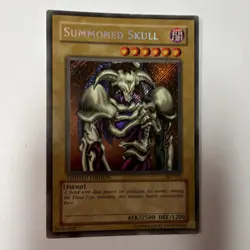 Konami Yu-Gi-Oh! Summoned Skull BPT-002 2002 Tin Secret Rare Limited Fiend - Image 1