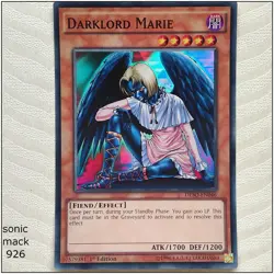 Darklord Marie - DESO-EN046 - Super Rare 1st Edition Yugioh - Image 1