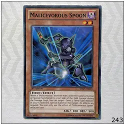 Malicevorous Spoon - SHSP-EN003 - Common 1st Edition Yugioh - Image 1