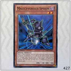 Malicevorous Spoon - SHSP-EN003 - Common 1st Edition Yugioh - Image 1