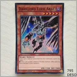 Darklord Edeh Arae - DESO-EN040 - Super Rare 1st Edition Yugioh - Image 1