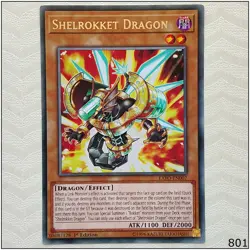 Shelrokket Dragon - EXFO-EN007 - Rare 1st Edition Yugioh - Image 1