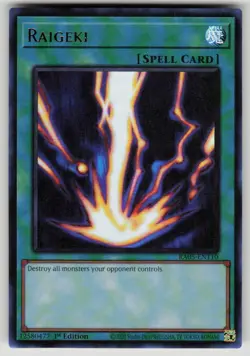 Raigeki (Ultra Rare) Ultra Rare Rarity Collection 5 RA05-EN110 NM Yu-Gi-Oh - Image 1