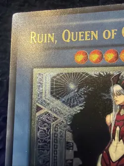 YUGIOH! Ruin, Queen of Oblivion SOI-EN034 1st Edition Ultimate Rare - Image 2