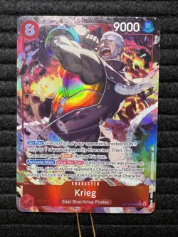 Krieg Alternate Art Foil OP15-008 Adventure on Kami's Island One Piece NM/Mint - Image 1