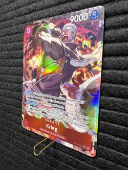 Krieg Alternate Art Foil OP15-008 Adventure on Kami's Island One Piece NM/Mint - Image 2