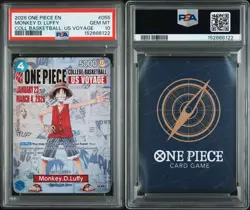 2026 One Piece Monkey D Luffy College Basketball US Voyage PSA 10 #EN P-055 - Image 1